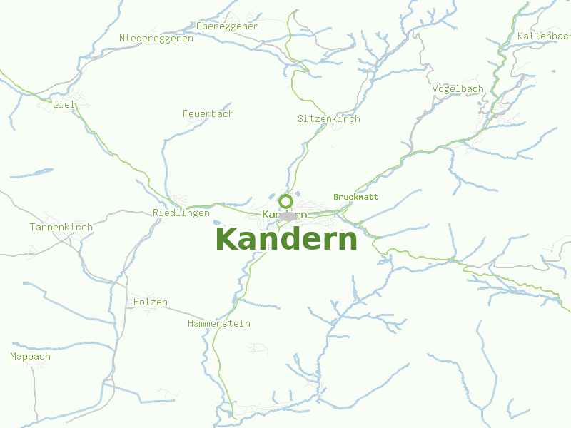 Karte von Kandern