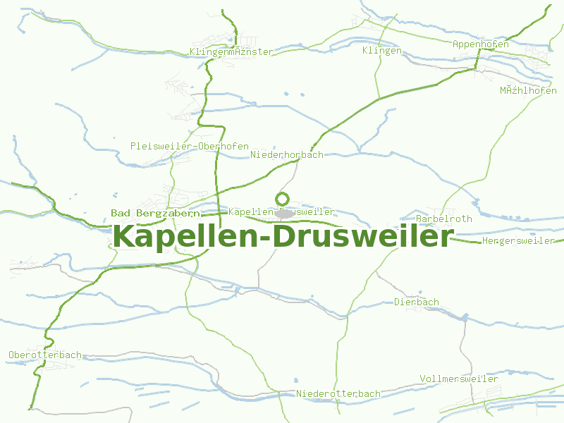 Karte von Kapellen-Drusweiler