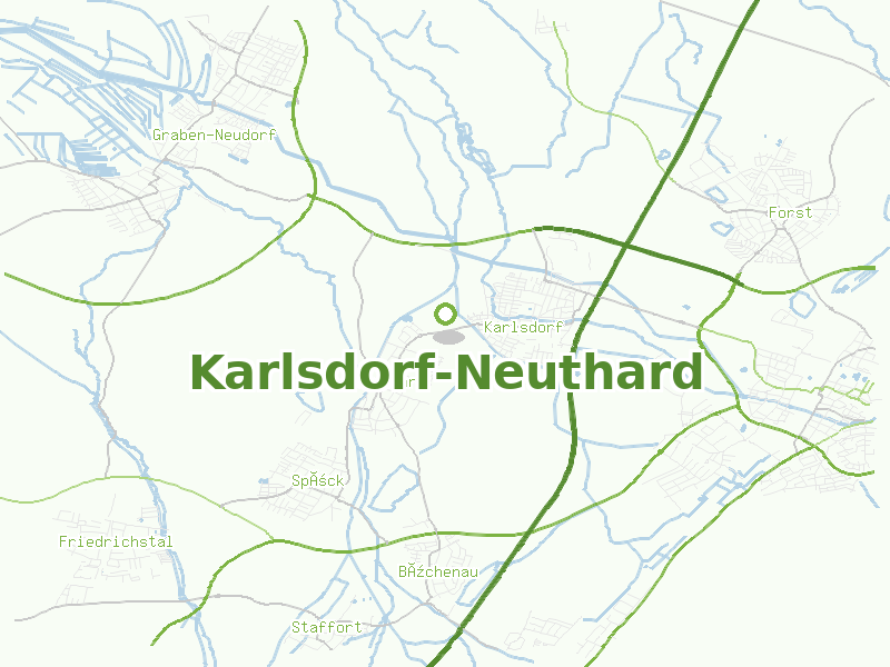 Karte von Karlsdorf-Neuthard