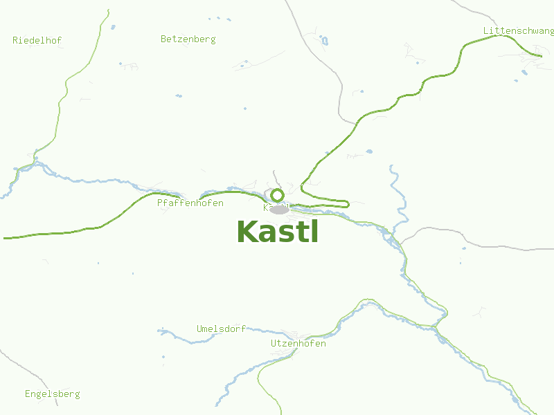 Karte von Kastl