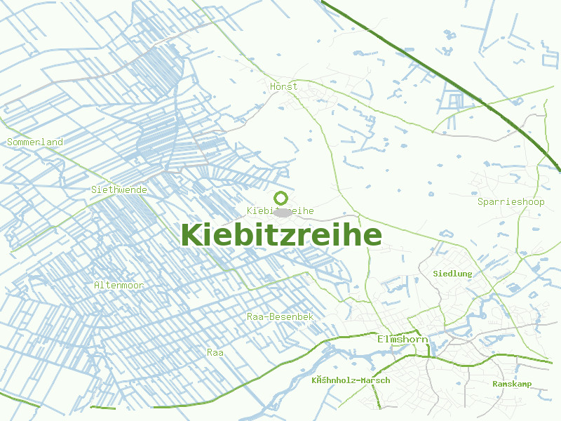 Karte von Kiebitzreihe