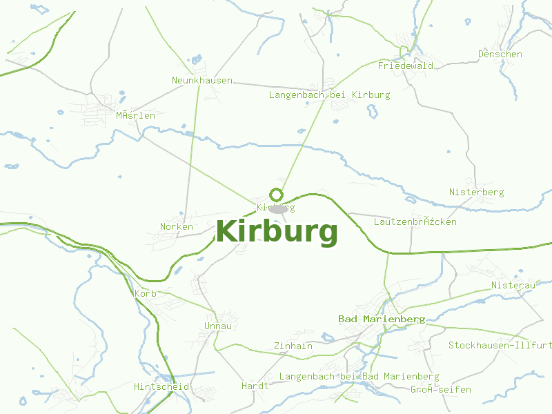 Karte von Kirburg