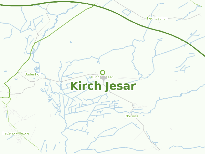Karte von Kirch Jesar