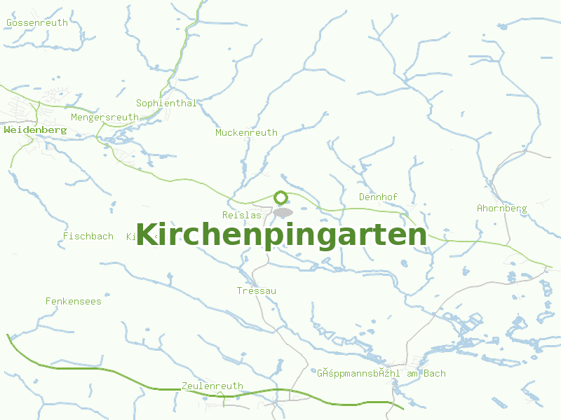 Karte von Kirchenpingarten