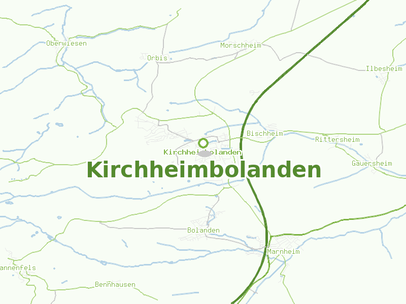 Karte von Kirchheimbolanden