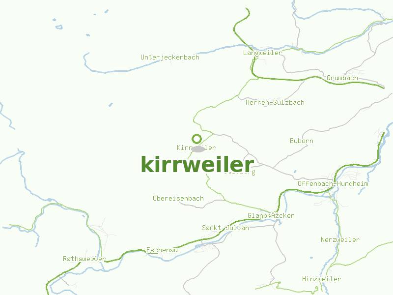 Karte von kirrweiler