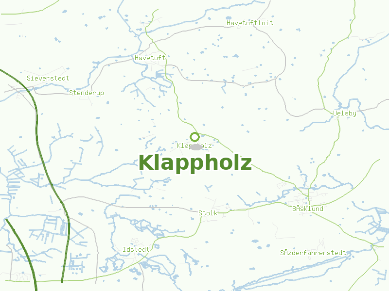 Karte von Klappholz
