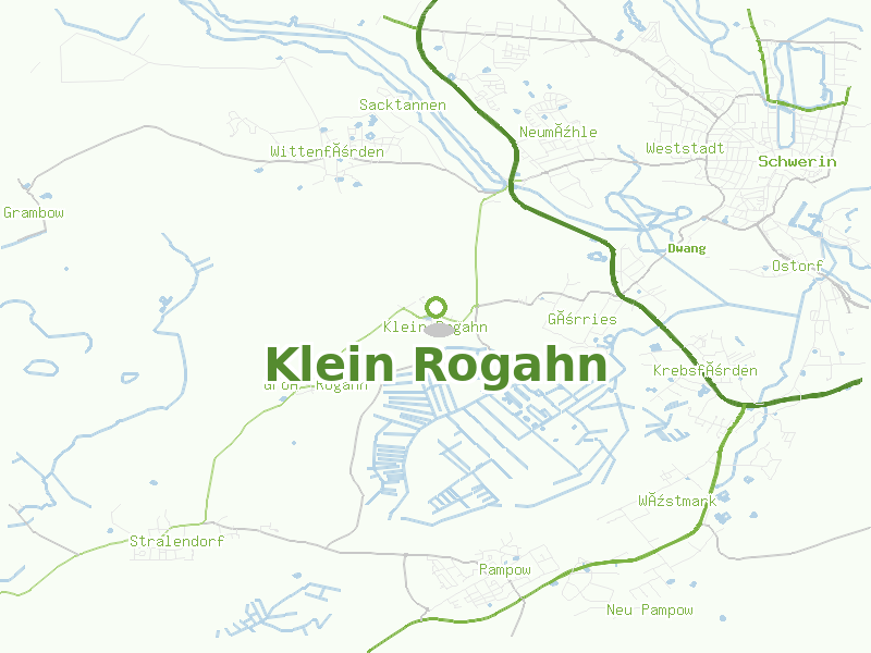 Karte von Klein Rogahn