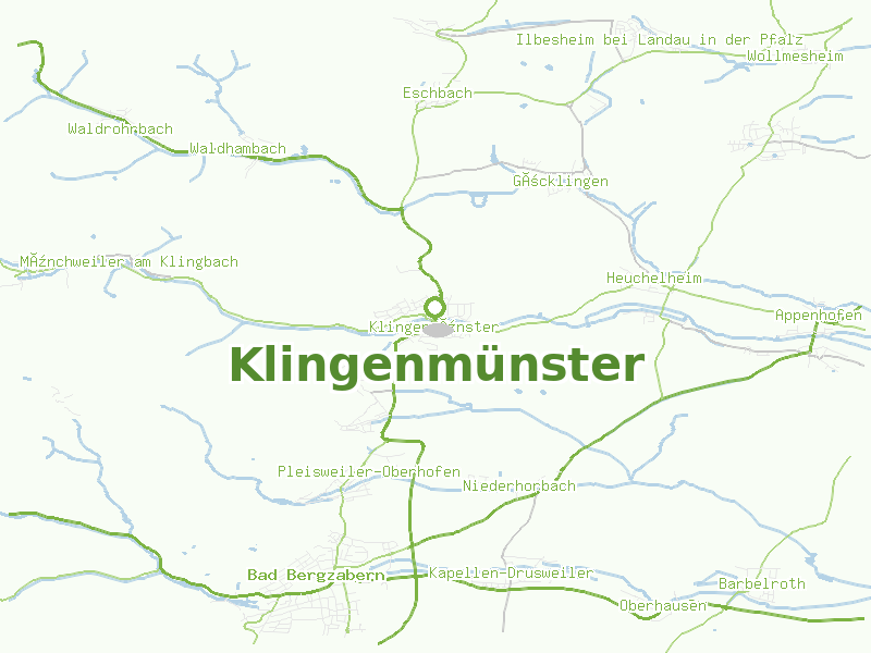 Karte von Klingenmünster