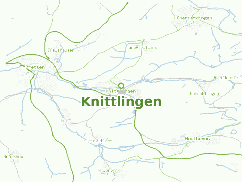 Karte von Knittlingen