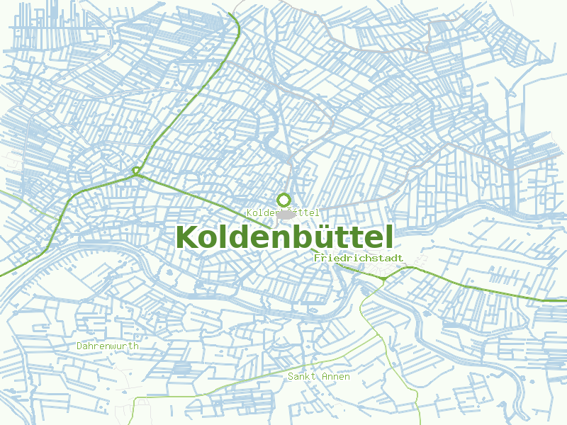 Karte von Koldenbüttel