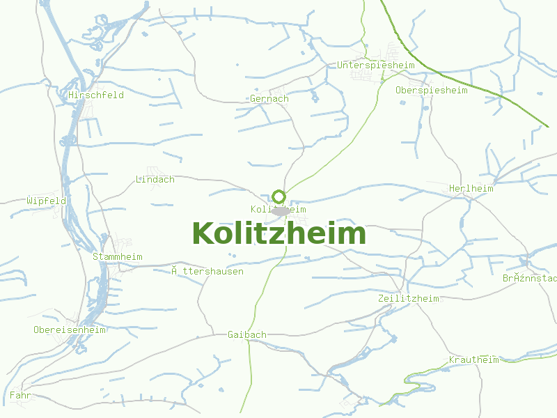 Karte von Kolitzheim