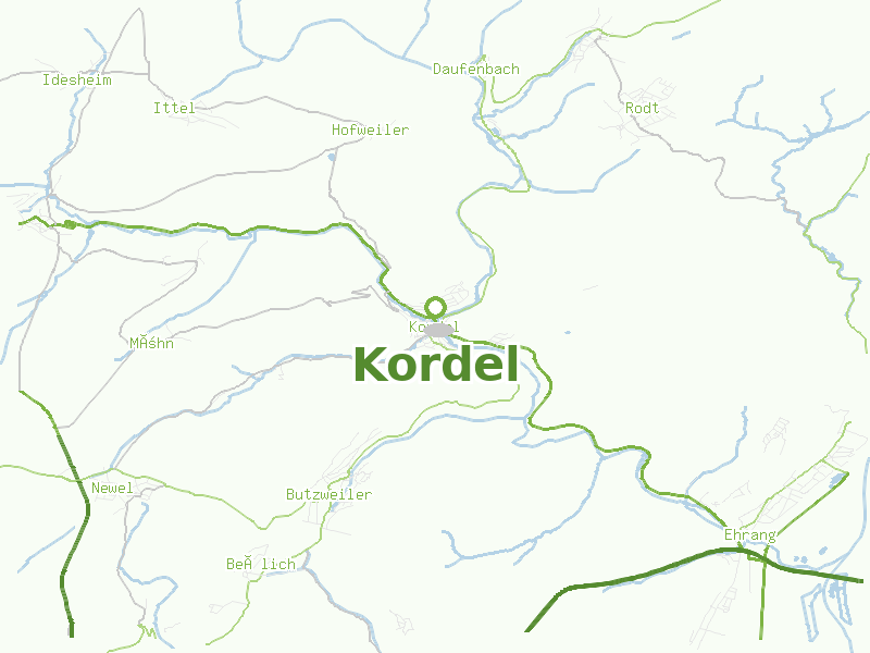 Karte von Kordel