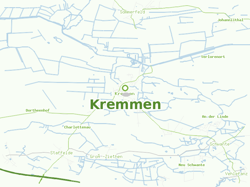 Karte von Kremmen