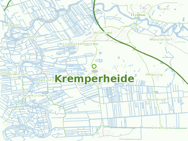 Karte von Kremperheide