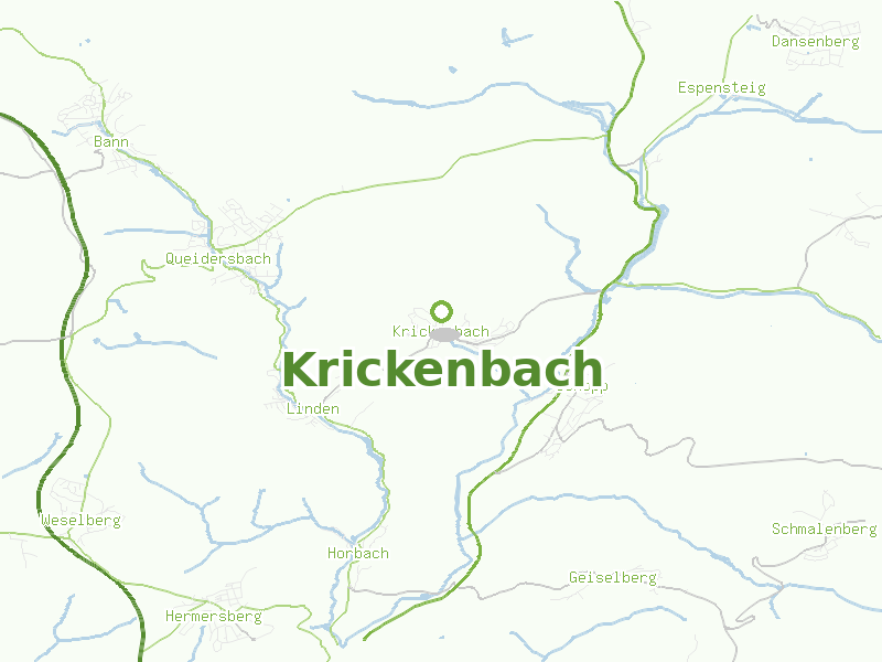 Karte von Krickenbach