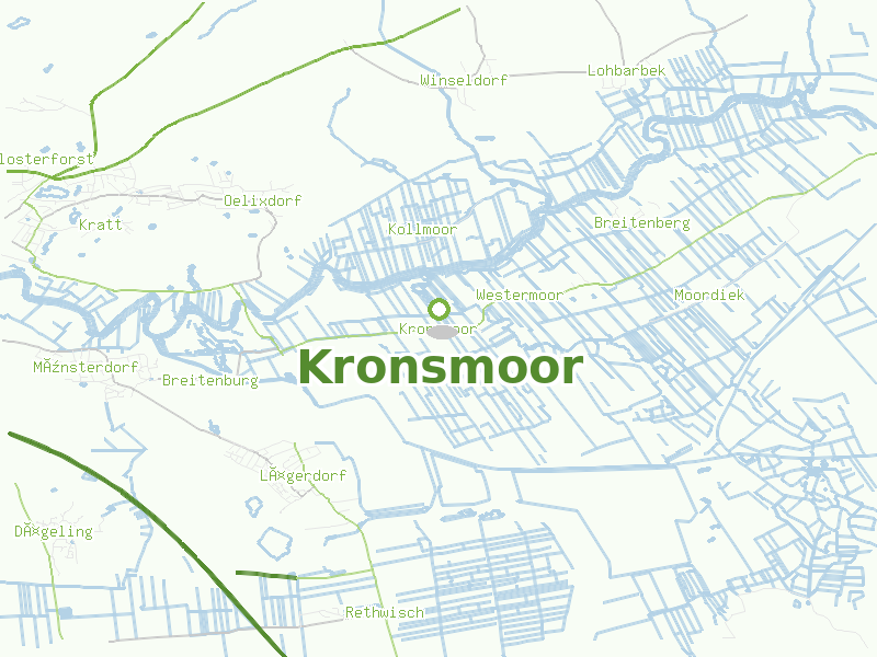 Karte von Kronsmoor