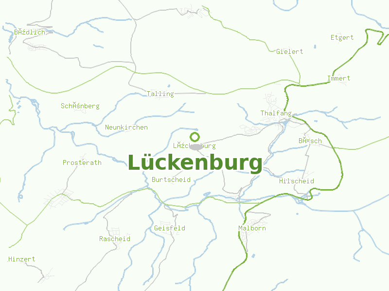 Karte von Lückenburg