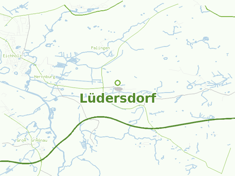 Karte von Lüdersdorf