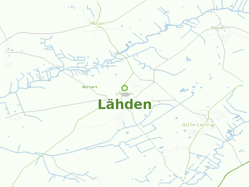 Karte von Lähden