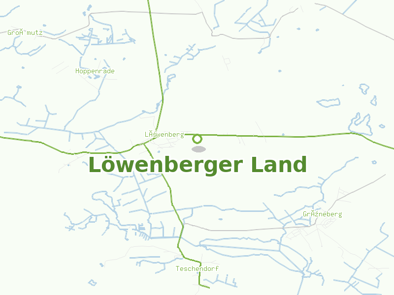 Karte von Löwenberger Land