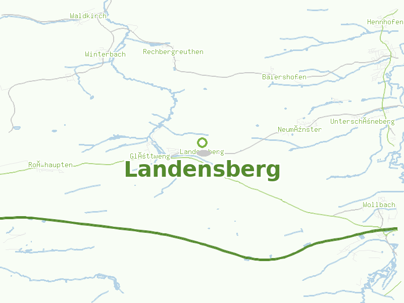 Karte von Landensberg