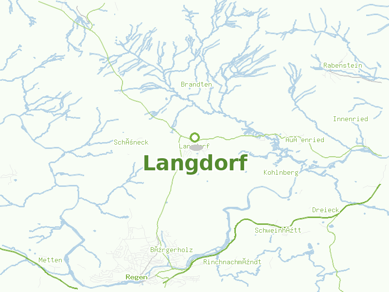 Karte von Langdorf