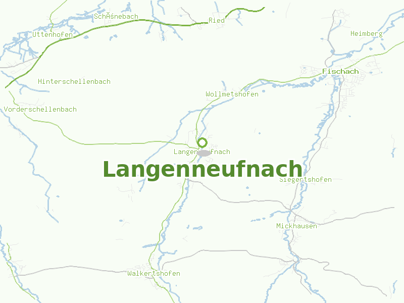 Karte von Langenneufnach