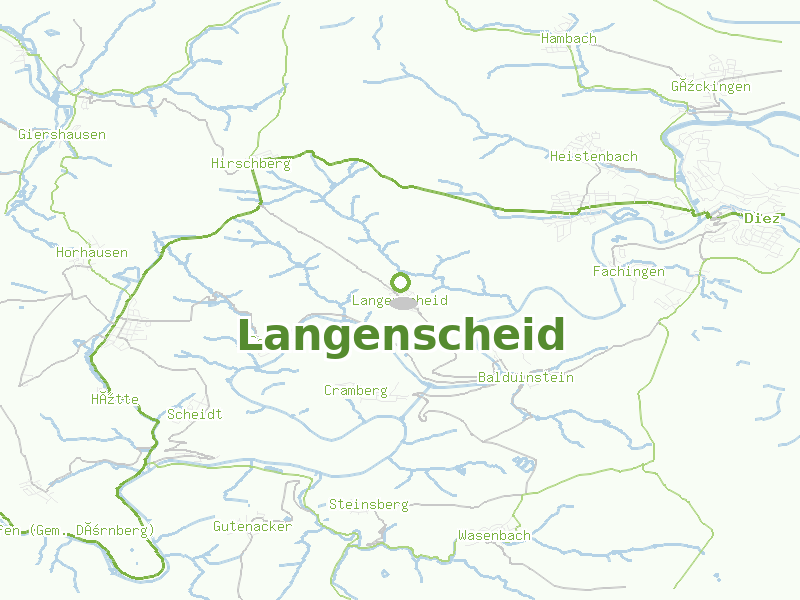 Karte von Langenscheid