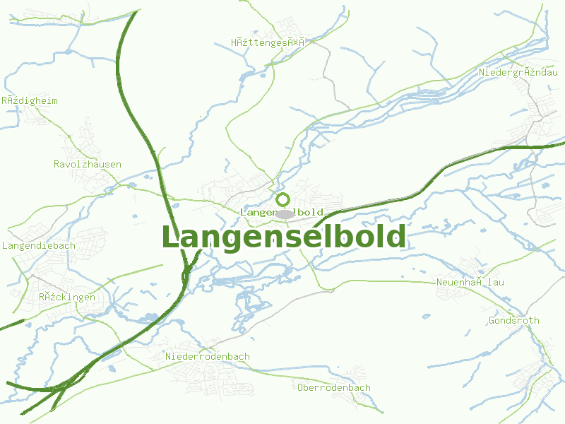 Karte von Langenselbold