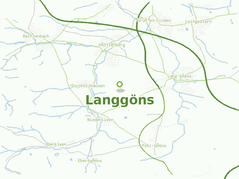 Karte von Langgöns