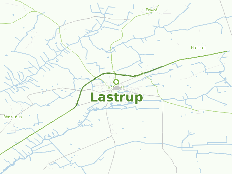 Karte von Lastrup