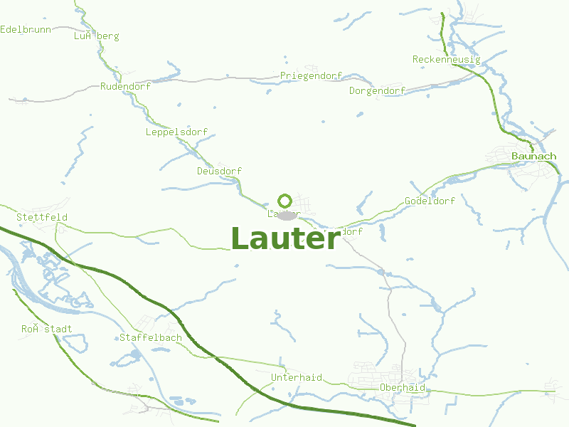 Karte von Lauter