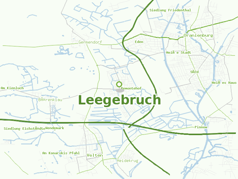 Karte von Leegebruch