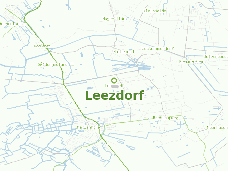 Karte von Leezdorf