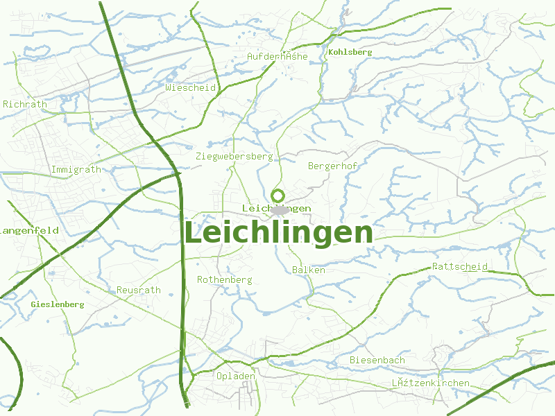 Karte von Leichlingen