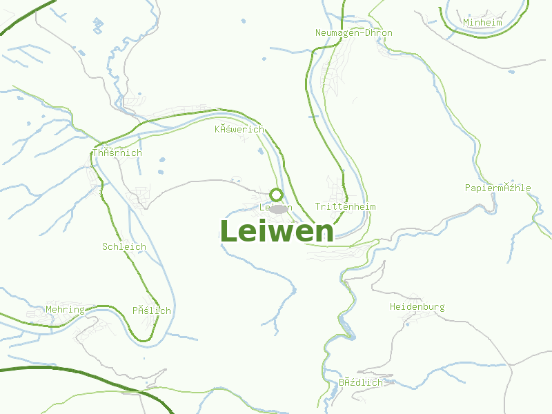 Karte von Leiwen