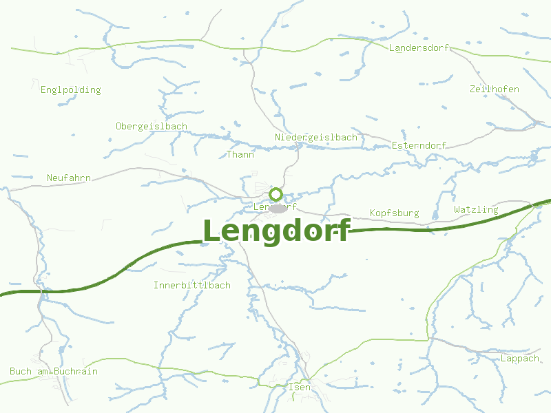 Karte von Lengdorf