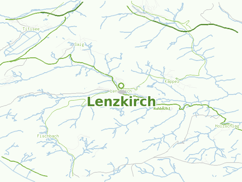 Karte von Lenzkirch