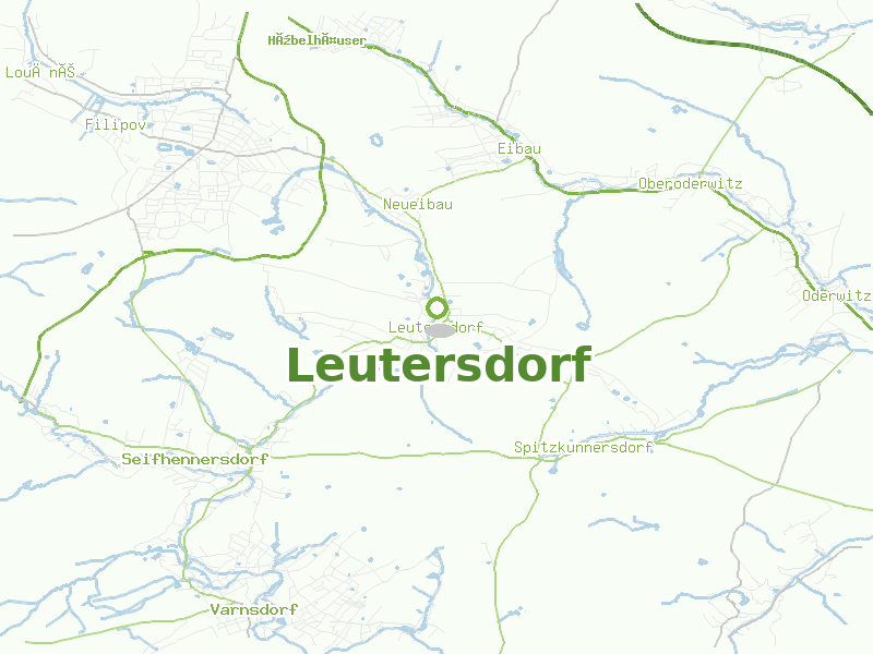 Karte von Leutersdorf
