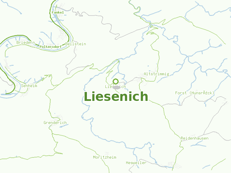Karte von Liesenich