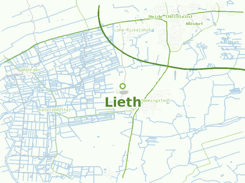 Karte von Lieth