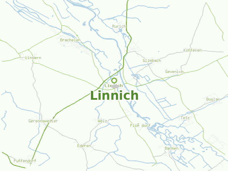 Karte von Linnich