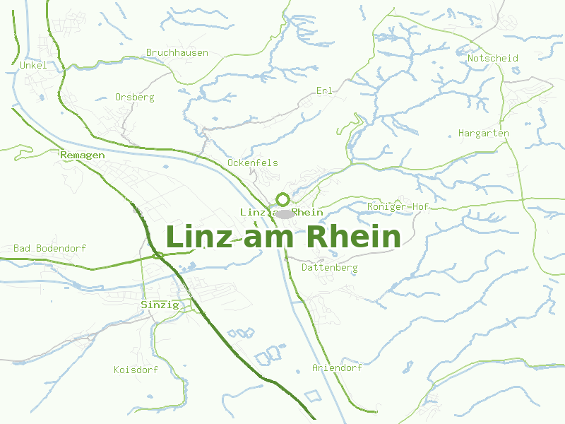 Karte von Linz am Rhein