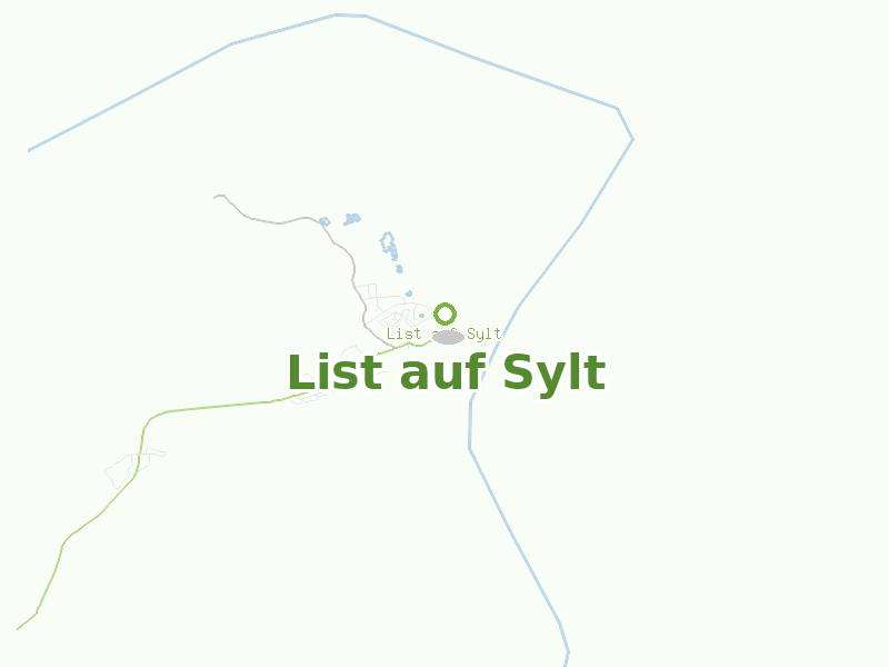 Karte von List auf Sylt