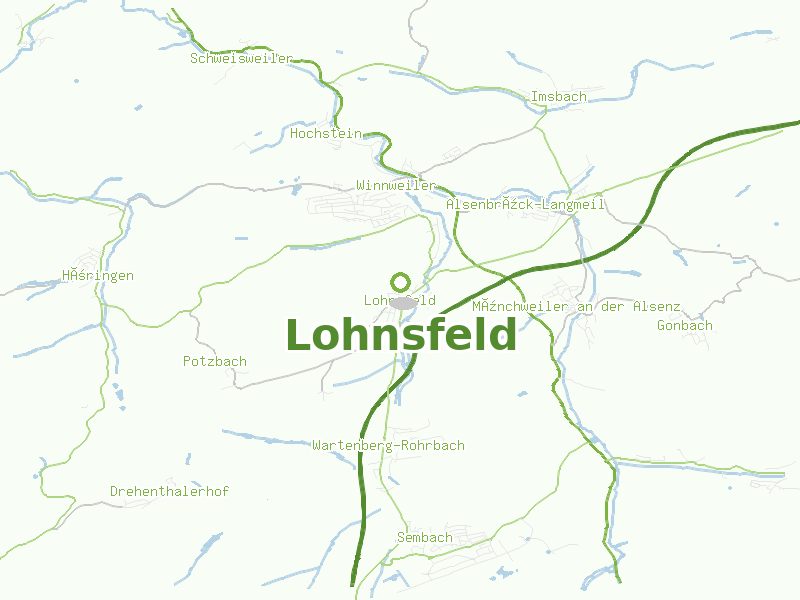 Karte von Lohnsfeld