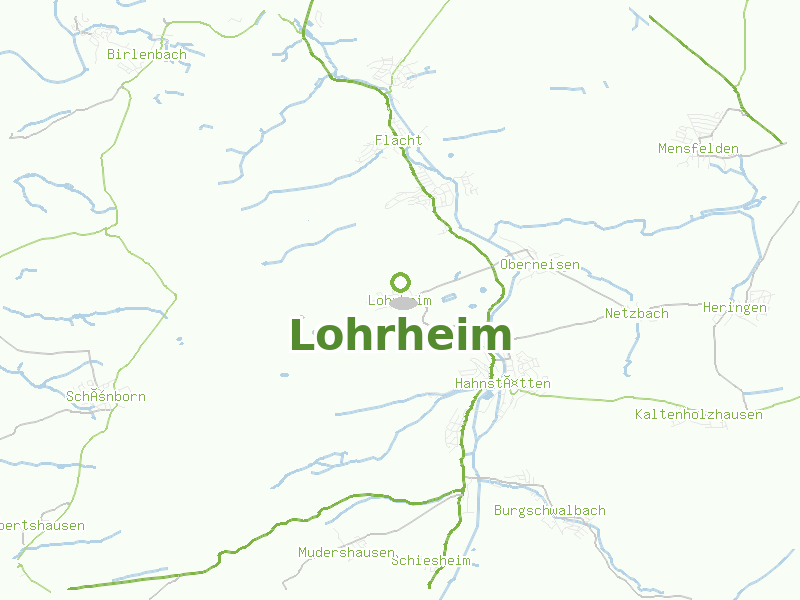 Karte von Lohrheim