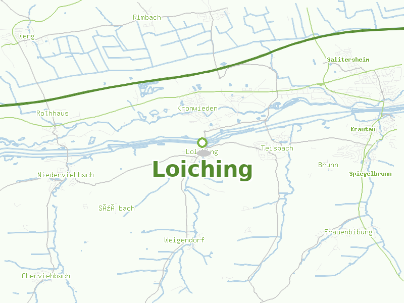 Karte von Loiching