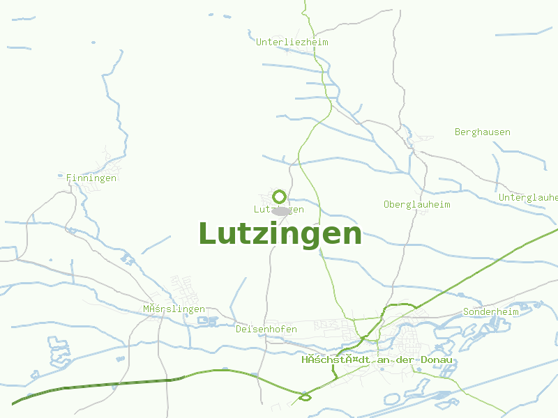 Karte von Lutzingen