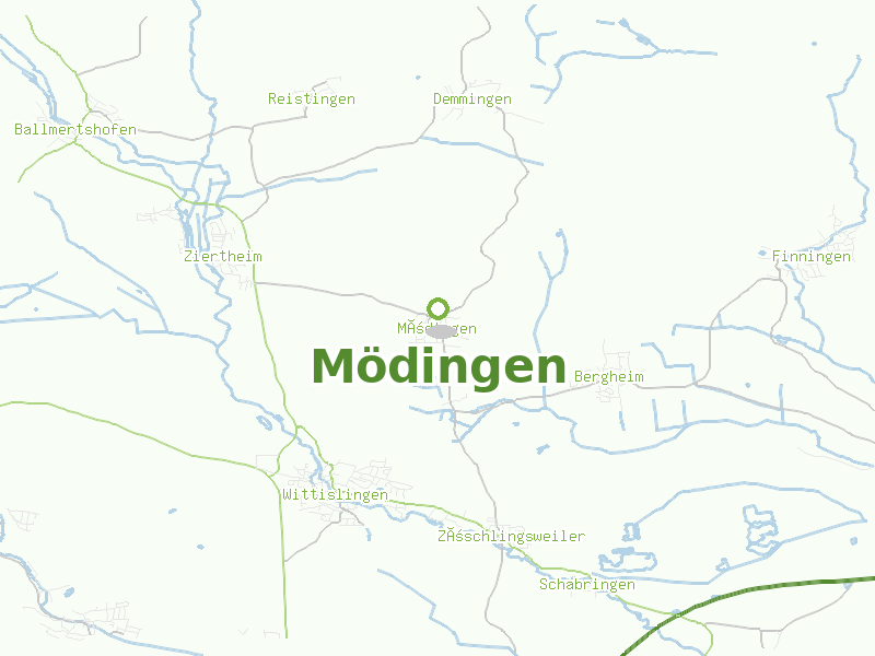 Karte von Mödingen